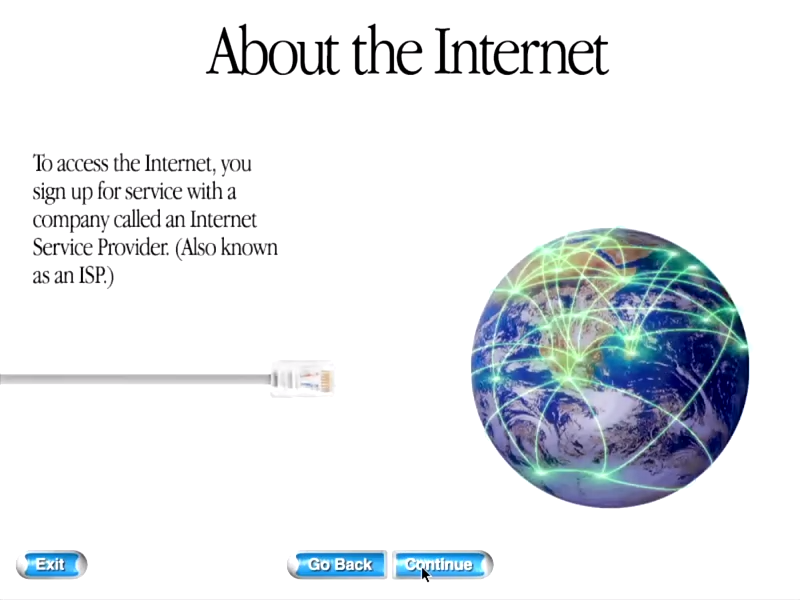 Mac OS 9 Setup: You need an internet service provider (1999)
